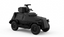 SSMODEL 1/32 1/35 1/48 1/64 WW2 Mk.III Armored Car Resin Model Kit TSS0892