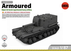 SSMODEL 1/87 Object 212Soviet experimental heavy artillery MODEL KIT TSS0870513