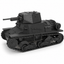 SSMODEL 1/144 Carro Portamunizioni L40 Tank Resin MODEL KIT TSS1440788