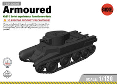 SSMODEL 1/100 KhBT-7 Soviet flamethrower tank Resin Model Kit TSS1200095