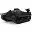 SSMODEL 1/200 43M Zrinuy Sorozatveto Tank Resin Model Kit TSS2000745