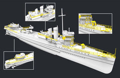 Flyhawk FH1105 1/700 HMS Campbeltown 1942 Plastic Model Kit