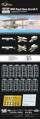 Flyhawk FH1130 1/700 WWII Royal Navy Aircraft II Plastic Model Kit
