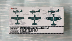 Flyhawk FH1164 1/700 WWII USN Carrier-Based Aircraft I Plastic Model Kit