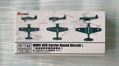 Flyhawk FH1164 1/700 WWII USN Carrier-Based Aircraft I Plastic Model Kit