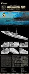 Flyhawk FH1311S 1/700 HMS Invincible 1914 Deluxe Edition Plastic Model Kit