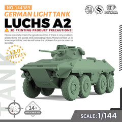 SSMODEL 389 Military Model Kit German LUCHS A2 Light Tank