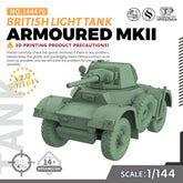 SSMODEL 470 Military Model Kit British ARMOURED MKII Light Tank