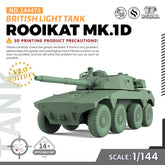 SSMODEL 471 Military Model Kit British ROOIKAT MK.1D Light Tank