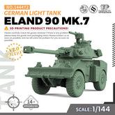 SSMODEL 472 Military Model Kit German ELAND 90 MK.7 Light Tank