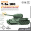 SSMODEL 883 Military Model Kit Soviet T-34-100 Medium Tank