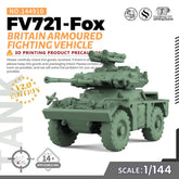 SSMODEL 910 Military Model Kit Britain FV721-Fox Armoured Fighting Vehicle