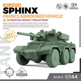 SSMODEL 973 Military Model Kit France SPHINX Armoured Vehicle