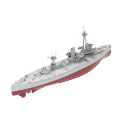 RHWS041S Military Model Kit Full Hull British HMS Dreadnought