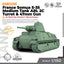 SSMODEL 813 25mm Military Model Kit France Somua S-35 Medium Tank ARL 2C Turret & 47mm Gun