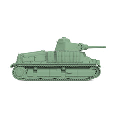 SSMODEL 813 25mm Military Model Kit France Somua S-35 Medium Tank ARL 2C Turret & 47mm Gun