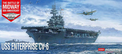 Academy Hobby 14409 1/700 USS Enterprise CV-6 Battle of Midway Plastic Model