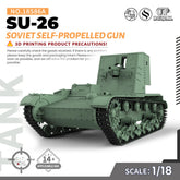SSMODEL 586A Military Model Kit Soviet SU-26 Self-Propelled Gun