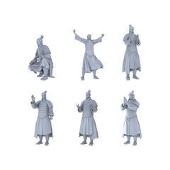MRY-SFW LYGR229 Terracotta Army 2 Historical Theme War Chess Resin White Mold Miniature Soldier Scene Character Hand Figure 3D Printed Resin Model Kit by SSMODEL