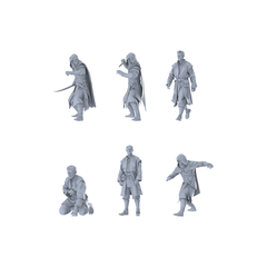 MRY-SFW LYGR369 Medieval Assassin Six-Person Assassination 3D Printed Resin Model Kit by SSMODEL
