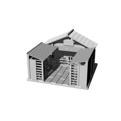 RHMG-166(167) 1/L 3D Printed Architectural Model Decor Miniature Building Ornament For Deskdesktop Ornament Restaurant