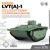 SSMODEL 547 Military Armoured Model Kit US LVT(A)-1 Alligator Amphibious Tank