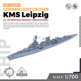 SSMODEL 564 Military Warship Model Kit German Navy Leipzig Light Cruiser
