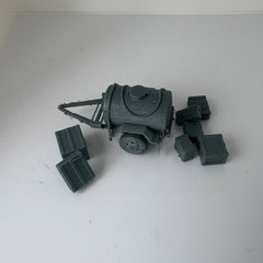 LYTS103 3D Printed Model Kit Scenic Terrain Water Tank Trailer Various Crates