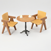 LYTP12219 1/12 Vintage Coffee TableMiniature Dollhouse Scene 1:12 Scale