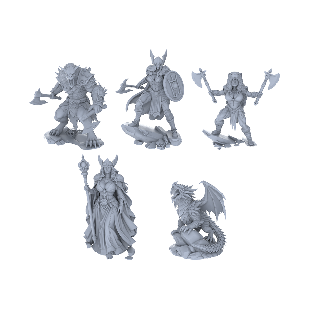 MRY-SFW LYGR140 Greek Mythology Resin White Model Wargame Miniature Soldier Scene Character Hand Figure Hand Painted 3D Printed Resin Model Kit by SSMODEL