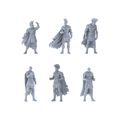MRY-SFW LYGR356 Ancient Spartan Six-Person Daily Routine 3D Printed Resin Model Kit by SSMODEL