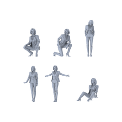 MRY-SFW LYGR434 Zombie Killer 2 Six-Person Daily Routine 2 3D Printed Resin Model Kit by SSMODEL