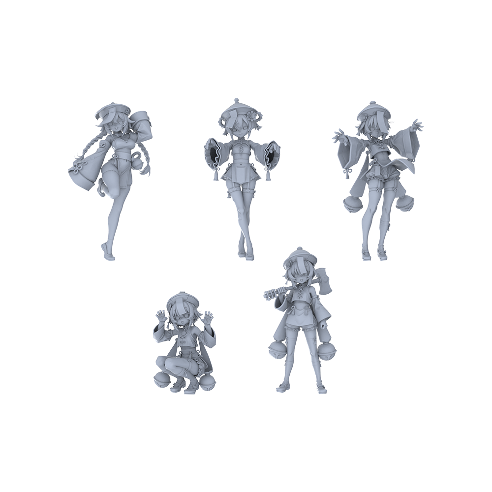 MRY-SFW LYGR101 Beautiful female zombie game theme resin white model miniature soldier character model scene character figure hand painted 3D Printed Resin Model Kit by SSMODEL