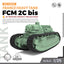 SSMODEL 669D Finished Painted15mm WarGaming Military Model Kit France FCM 2C bis Heavy Tank