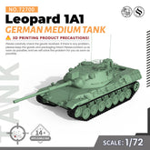 SSMODEL 700 Military Armoured Model Kit German Leopard 1 Main Battle Tank