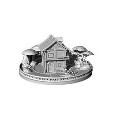 RHMG-162(163) 1/S 1/L 3D Printed Architectural Model Decor Miniature Building Ornament For Deskdesktop Ornament Attic