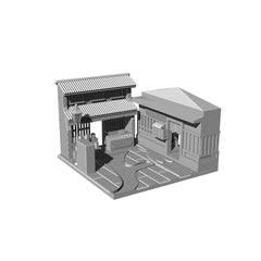 RHMG-164(165) 1/S 1/L 3D Printed Architectural Model Decor Miniature Building Ornament For Deskdesktop Ornament Tavern