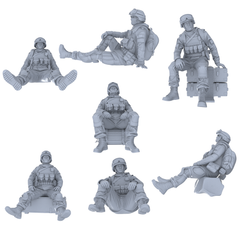 MRY-SFW LYGR490 Modern Russian Army Seven-Person Rest 3D Printed Resin Model Kit by SSMODEL