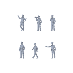 MRY-SFW LYGR394 Modern Alabama State Police Six-Person Daily Routine 3D Printed Resin Model Kit by SSMODEL