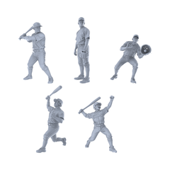 Yao's Studio LYTR349 Sexy Leather-clad Girl Hexad Resin Miniature Model 6-Figure Set, Unpainted Cool & Sassy Figures, DIY Painting Scene Decoration Miniatures Diorama Resin Figures 3D Printed Resin Model Kit by SSMODEL