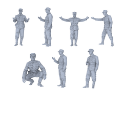 MRY-SFW LYGR548 Northeastern Army 2 Seven-Person Daily Routine 2 3D Printed Resin Model Kit by SSMODEL