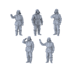 MRY-SFW LYGR207 Chinese People's Volunteer Army standing guard military theme military model war flag resin white mold theme war game miniature soldier scene figure hand model hand painting 3D Printed Resin Model Kit by SSMODEL
