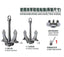 SSMODEL G700026 700 scale German Navy warship anchors in two sizes