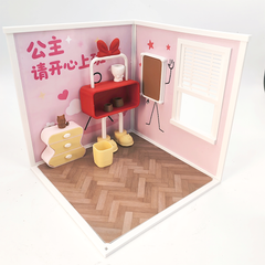 LYTP121020 1/12 Corporate Cattle Meal Deal 3D Printing DIY Miniature Scenes Dollhouse Creative Decorations Desktop Scenarios Mini Models 12-Inch BJD OB Doll