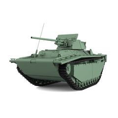 SSMODEL 549 Military Armoured Model Kit US LVT A-4/ZiS-2 Tank Destroyer
