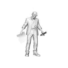 Detail view of MRY-SFW LYGR300 3D Printed Elite Profession Zombie Miniatures, Post-Apocalyptic Figures for Tabletop Games & Wargaming Model