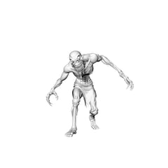 Detail view of MRY-SFW LYGR318 3D Printed Apocalypse Mutant Zombies Set - Ultimate Flesh, Bone, Venom, Limb, Rage Zombie Model Kit Model