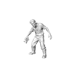 Detail view of MRY-SFW LYGR312 3D Printed Gas Station & Mechanic Zombies Set ¡§C Attendant, Technician, Tire Worker, Car Wash, Storekeeper Model Kit Model