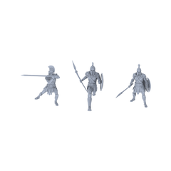 MRY-SFW LYGR044 Medieval, Spartan Warrior, Magic Theme, Wargame, Resin Blank Model, Fantasy Theme, Wargaming Miniatures, Scenic Figures, Handmade Figure, Hand-painted S Scale 3D Printed Resin Model Kit by SSMODEL