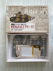 Flyhawk FH3001 1/72 Renault FT-17 Light Tank Riveted Turret Plastic Model Kit